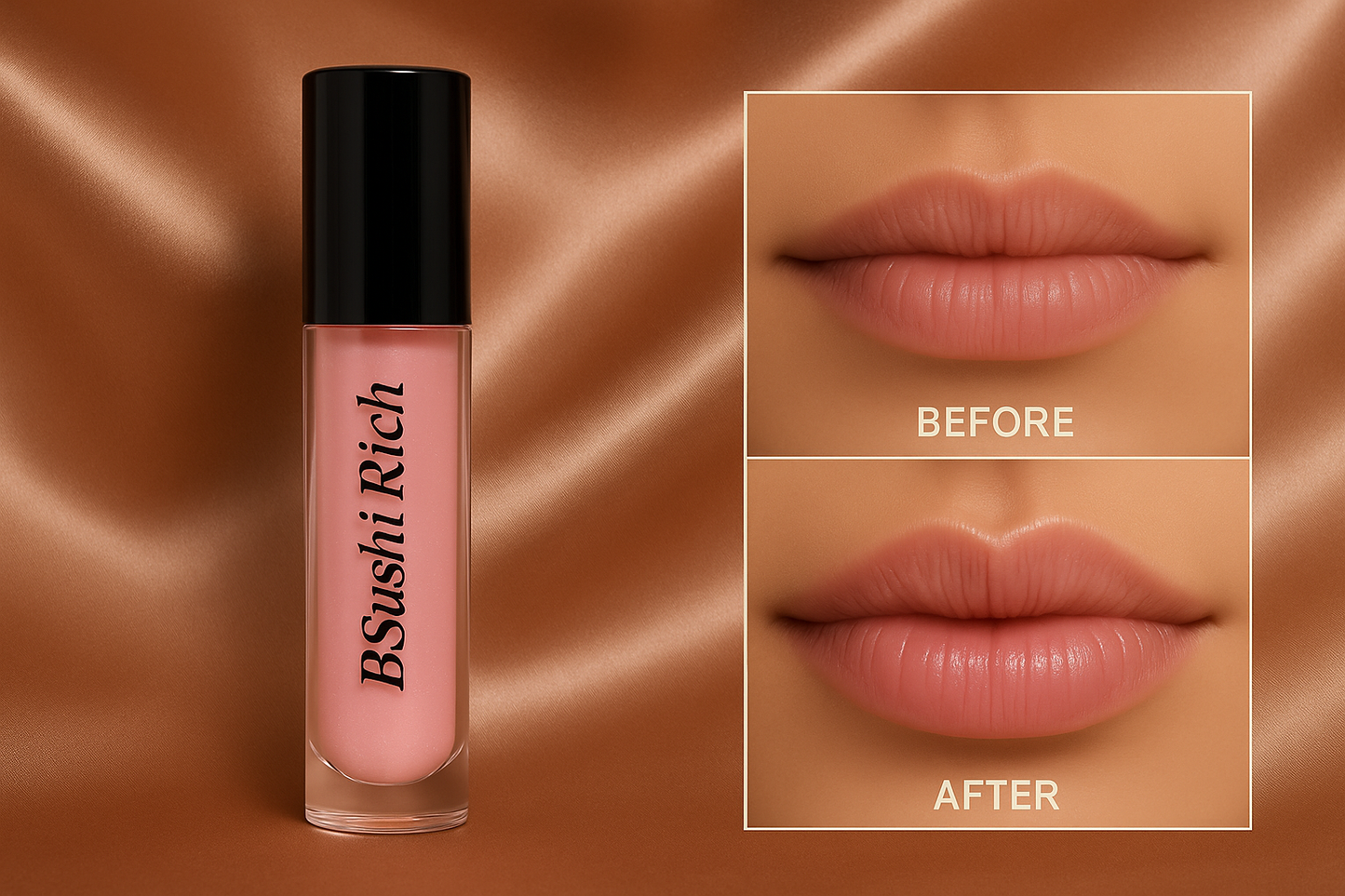 BSushi Rich Lip Plumping Moisturizing Gloss
