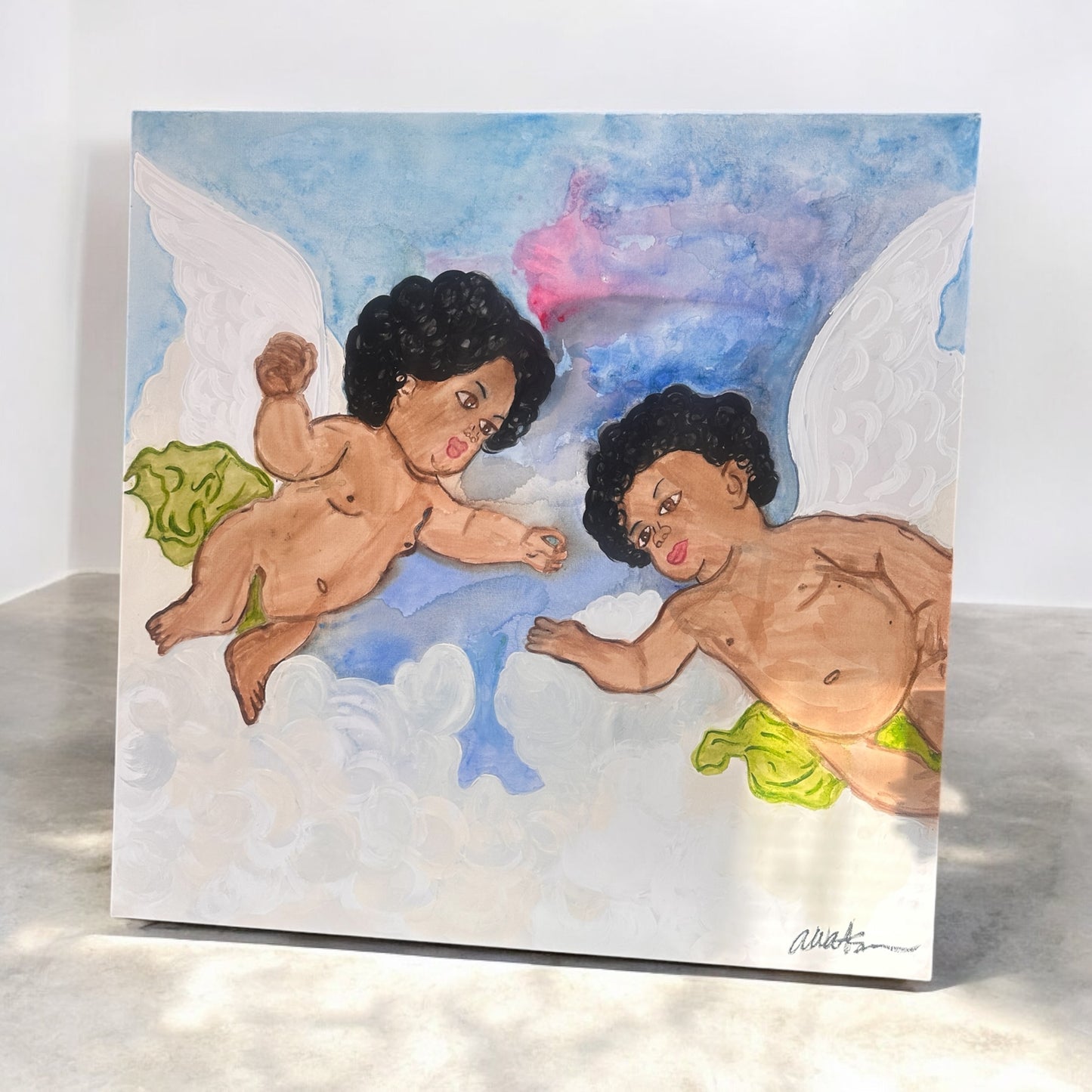 Baby Angels painting